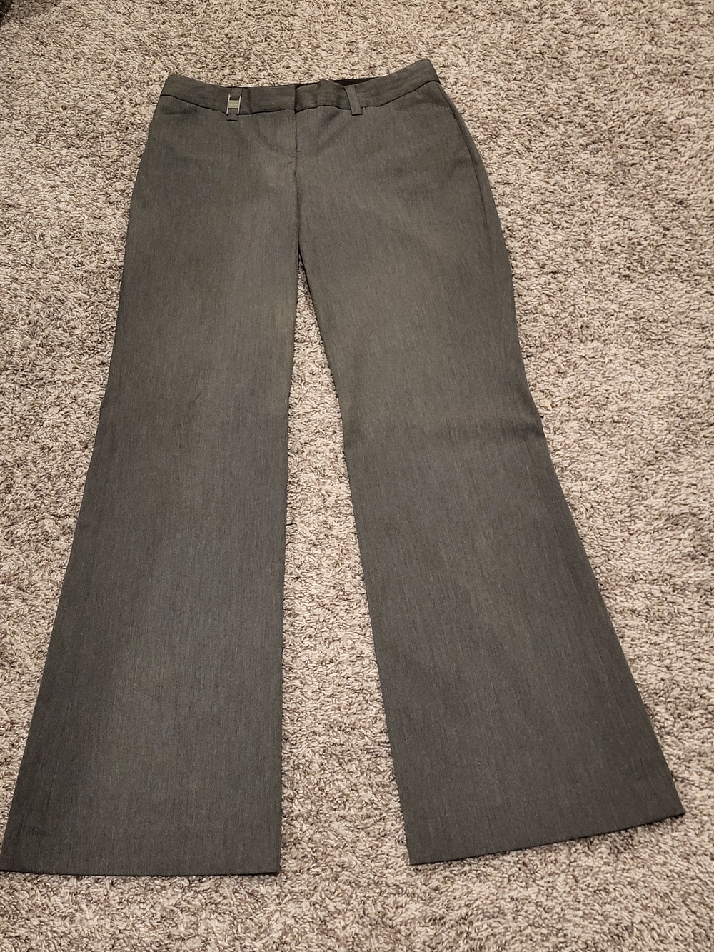 Express Editor Women's Size 0R Gray Bootcut Flare Dress Pants Career Work